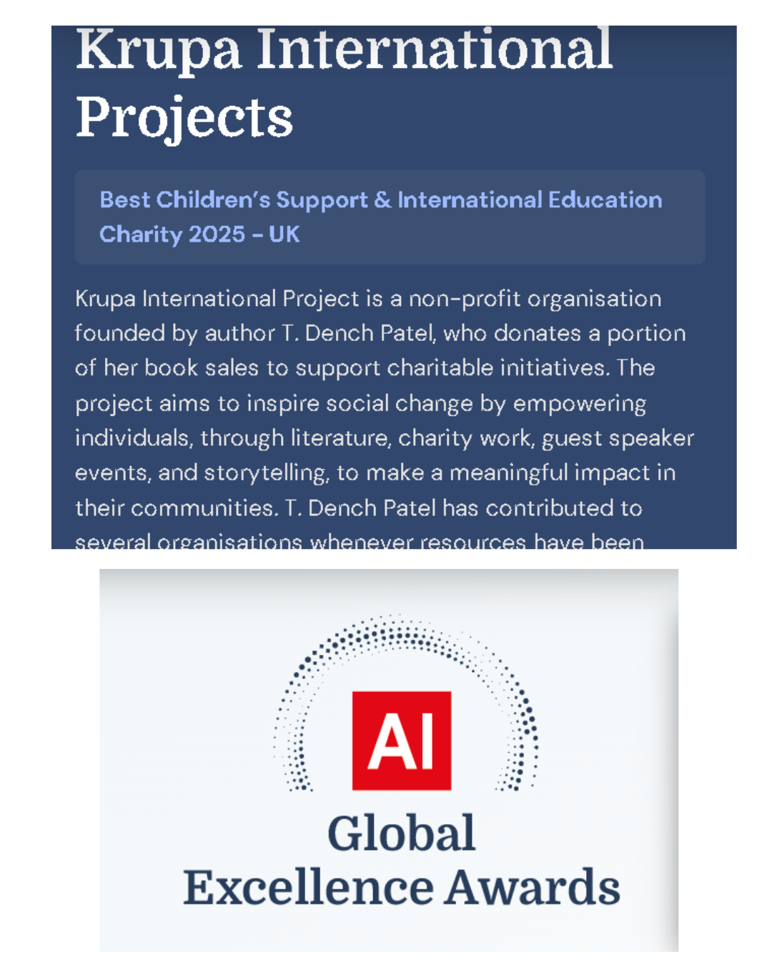 Acquisition International Global Excellence Awards